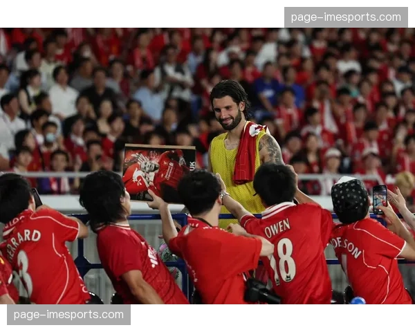 特写：EHF决赛四强赛现场，一位身患残疾的年轻球迷与偶像击掌瞬间